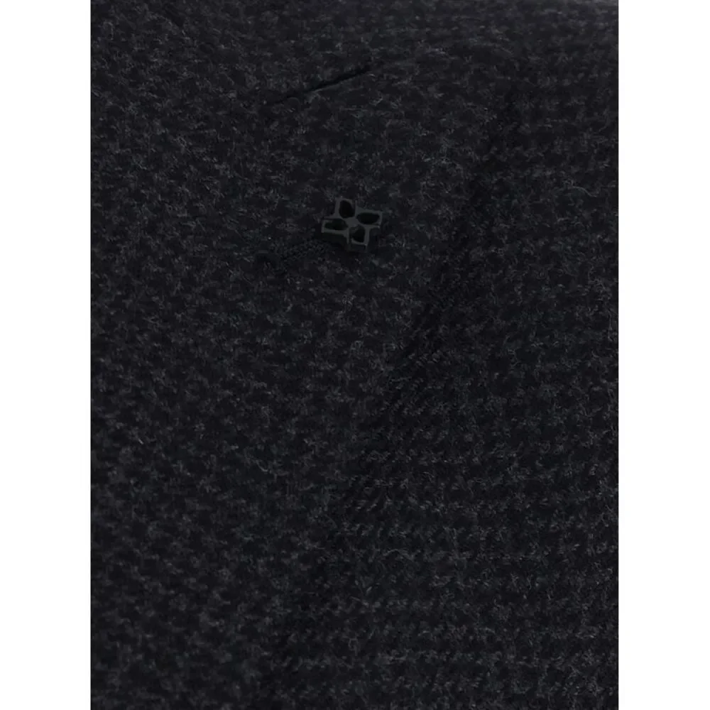 Tagliatore Men Single-Breasted Jacket With Peak Revers In Gray